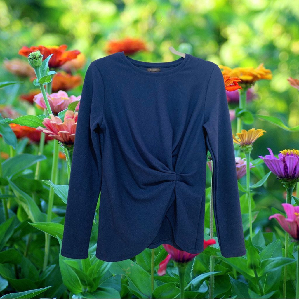 Halogen Pullover Blouse Navy